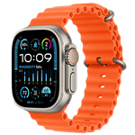 Apple Watch Ultra 2 49mm Titanium Orange Band