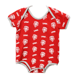 Infant Diaper Shirt UNM Lobos Shield Red