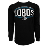 Unisex CI Sport Long Sleeve T-shirt The University Of New Mexico Lobos Black