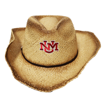 Logofit Cowboy Hat UNM Interlocking Wrangler Distressed