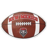 Car Magnet 8" New Mexico Lobos Football