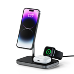 Satechi 3-IN-1 Magnetic Wireless Charging Stand Space Gray