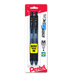 Pen Enegel Kuro rt Liquid Gel 0.7MM Black 2ct