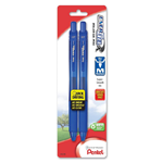 Pen Enegel Kuro Rt Liquid Gel 0.7MM Blue 2ct