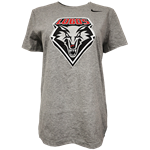 Women's Nike T-Shirt Lobos Shield Dark Heather