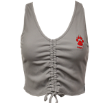 Women's ZooZatz Tank Front Ruch Paw Red