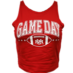 Women's ZooZatz Crop Tank Game Day Red