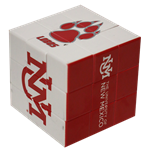 Keychain Puzzle Cube Red/White