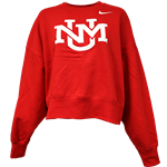 Women's Nike Crew UNM Interlocking Red