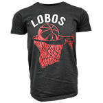 Unisex CI Sport T-Shirt Gold Basketball Lobos Charcoal Heather