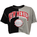 Women's ZooZatz Crop T-shirt New Mexico Black/Gray