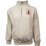 Unisex MV Sport 1/4 Zip Fleece UNM Lobos 1889 Paw Oatmeal