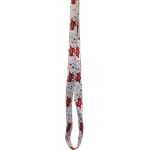 Neil Lanyard Speckled Lobos White