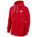 Men's Nike Club Hoodie Red/White