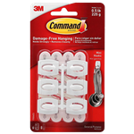 Mini Removable Hook White 6pk