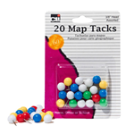 Cli Map Tacks  20pk