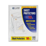 Cli Sheet Protectors Clear 10pk