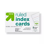 Roa Index Cards Ruled White 3x5 100pk Recycled