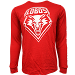 Unisex CI Sport Long Sleeve T-shirt Lobos Shield Red