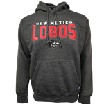 Unisex CI Sport Hoodie NM Lobos Vintage Louie Charcoal Heather