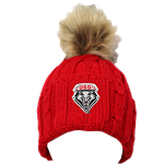 Unisex Logofit Cuffed Knit Beanie Lobos Shield Red