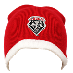 Unisex Logofit Beanie Lobos Shield Red/White