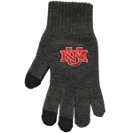 Glove U Log Itext UNM Knit Smart Touch Charcoal