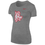 Women's Nike T-shirt Classic Vintage Louie Dark Heather