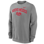 Men's Nike Crew BCS Club Fleece UNM Dark Heather