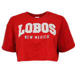 Women's ZooZatz Boxy Crop T-shirt Lobos Red