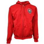 Men's Champion Full-zip Hoodie Lobos Shield Red