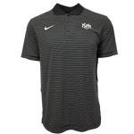 Men's Nike Stadium Strip Polo UNM Interlocking Black