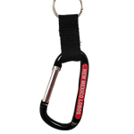 Keychain Carabiner New Mexico Lobos Black