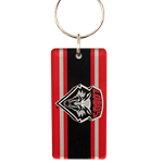 Keychain Lobos Shield Red/Black