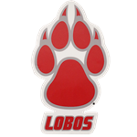 6" Lobos Paw Decal