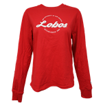 Women's Champion Long Sleeve T-Shirt Lobos UNM 1889 Red