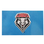 3'X5' Silk Screened Flag Lobos Shield Turquoise