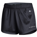 Women's Champion Mesh Shorts Lobos Black