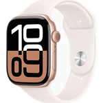 Apple Watch Series 10 46mm Rosegold Case Light Blush Band