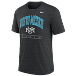 Men's T-shirt BCS Tri Blend Nuevo Mexico Lobos Black Heather