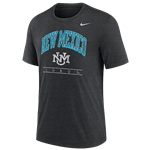 Men's Nike T-shirt BCS Tri Blend New Mexico Black Heather