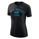 Women's Nike T-Shirt BCS Varsity 1889 New Mexico Lobos Black