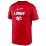 Men's Nike T-Shirt BCS Legend UNM Lobos Red