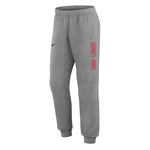 Men's Nike BCS Therma Tapered UNM Lobos Dark Heather