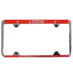 LXG License Frame Lobos Red