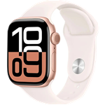 Apple Watch Series 10 42mm Rosegold Case Light Blush Band