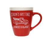 Holiday Truck Mug UNM Red/White