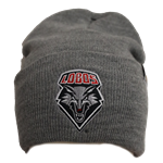 Unisex Carhartt College House Beanie Lobos Shield Heather Gray