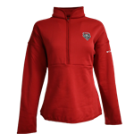 Women's Columbia 1/2 Omni-wick Go For It Pullover Lobos Shield Red