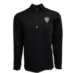 Men's C&B Traverse Stretch 1/4 Zip PulloverLobos Shield Black